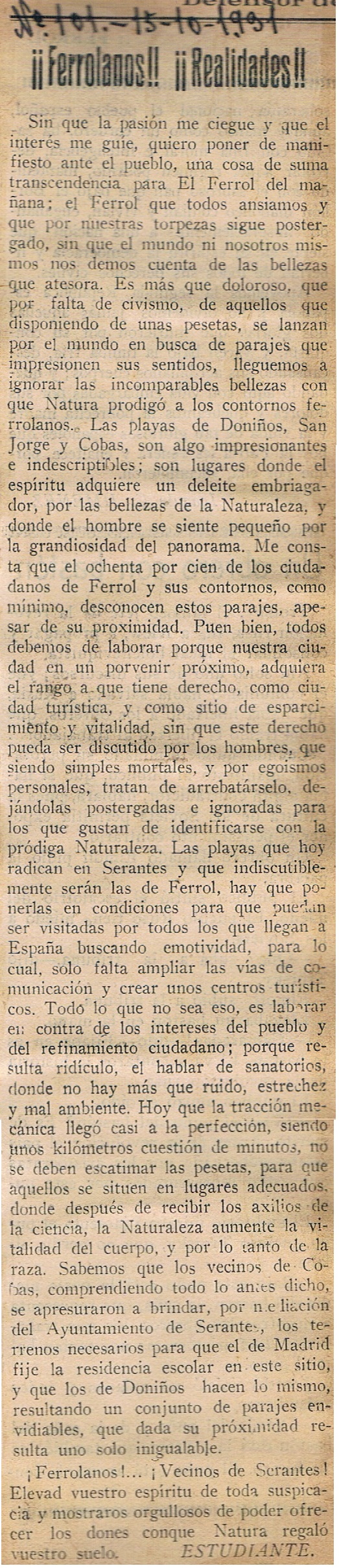 La Libertad 02-12-1931. Nº 101 (Alejandro Porto Leis)