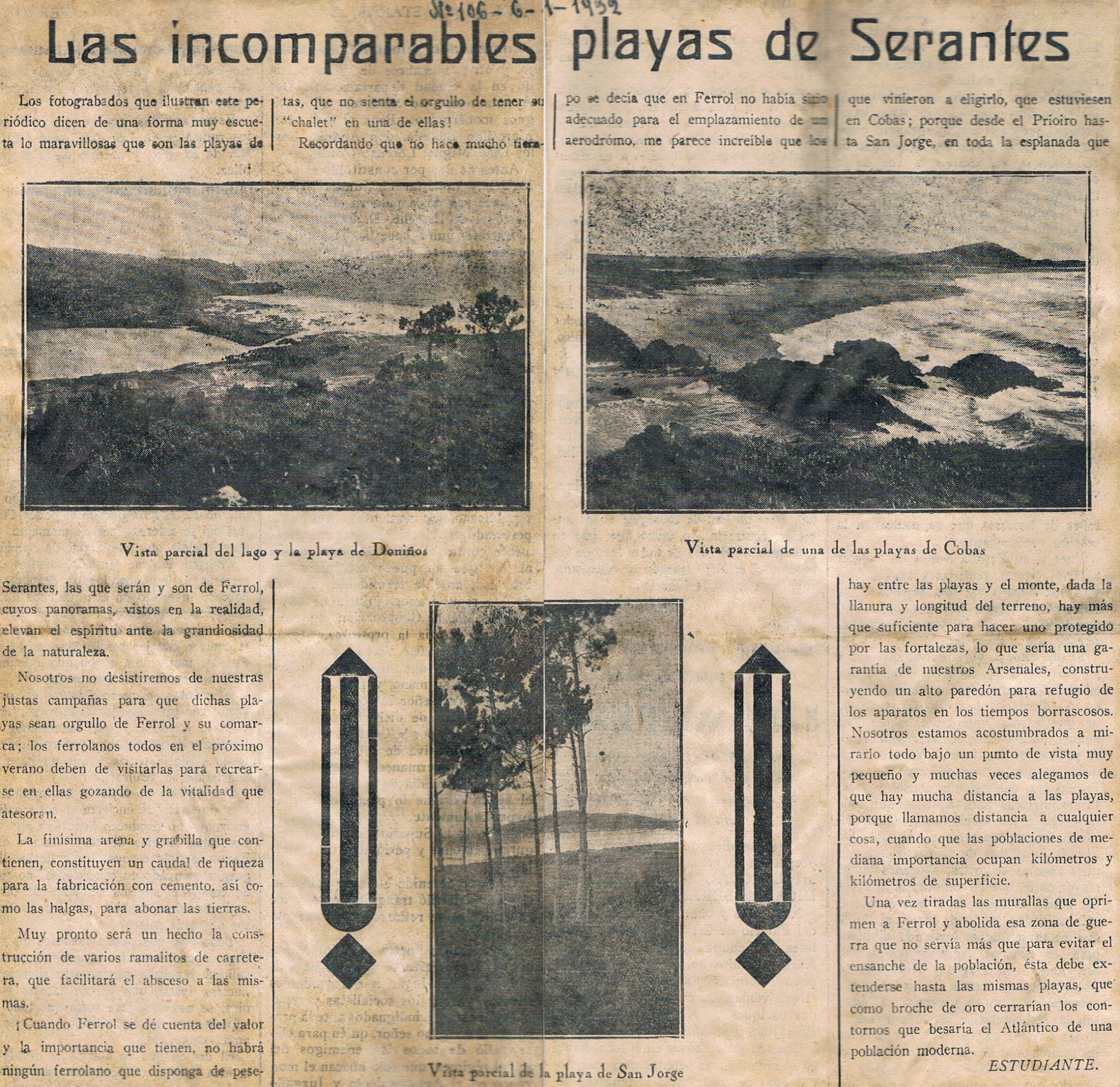 La Libertad 06-01-1932. Nº 106 (Alejandro Porto Leis)
