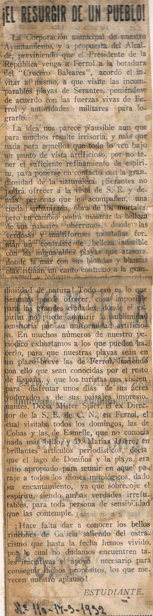 La Libertad 17-03-1932. Nº 110 (Alejandro Porto Leis)