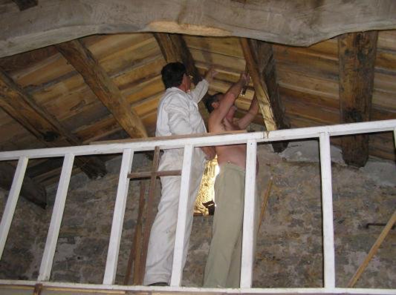 Trabajos restauración Ermita S.Comba 2005
